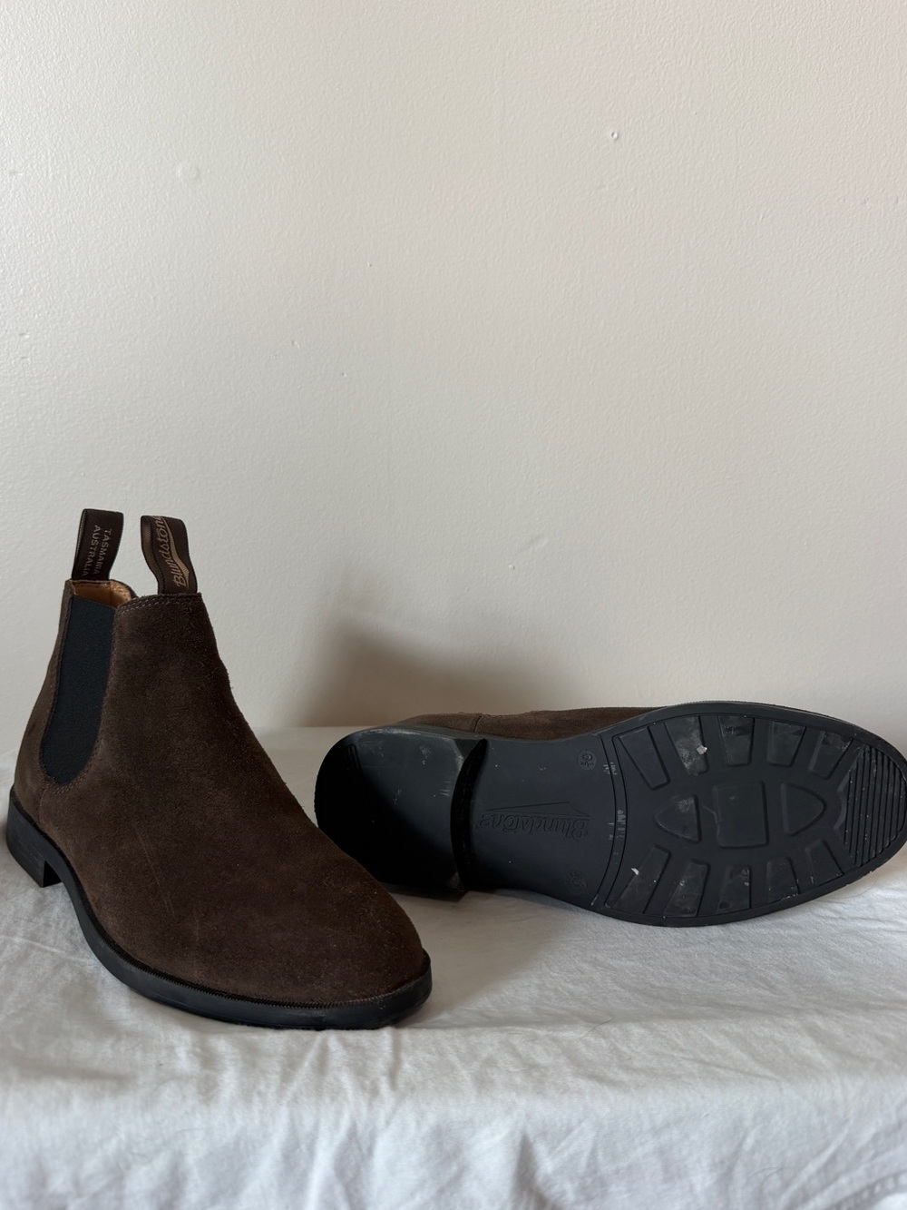 Blundstone brown dress suede chelsea boot BL2391 Ankle Boots for Men size 8.5AUS - Picture 5 of 11